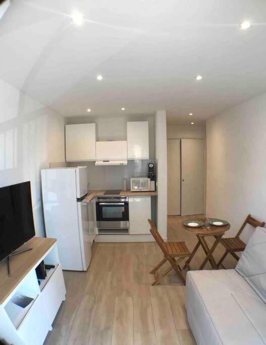 Nice Bas Cimiez- Coquet F1, Climatisee, Parking Exterior foto